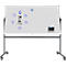 Stativ-Drehtafel Legamaster UNITE, magnetisch, drehbar um 360°, B 2200 x T 12,6 x H 1200 mm, lackierter Stahl, weiß